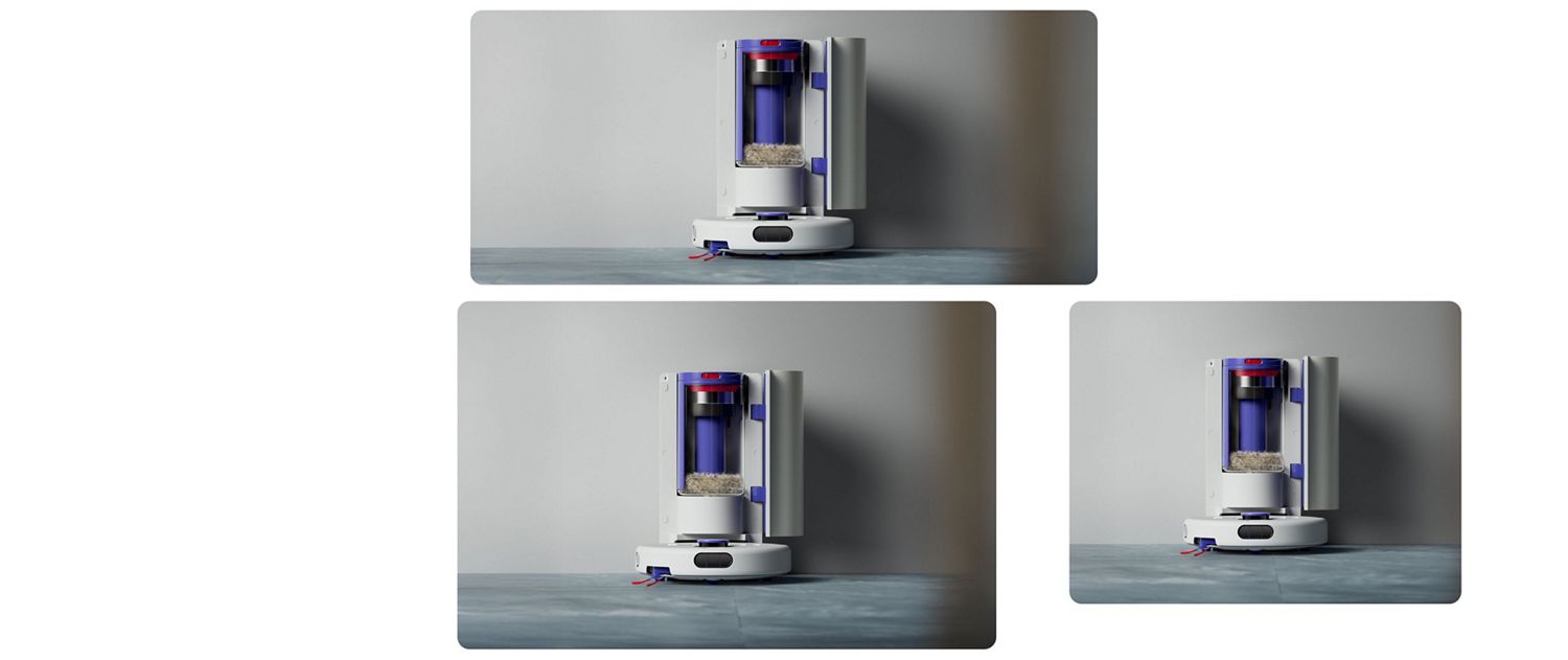 ドッキングステーションに設置されたDyson Nurovi ロボット